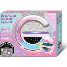 Hot Focus DreamGlow 4-in-1 -langaton kaiutin ja yövalo kellolla