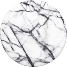 PopSockets Dove White Marble removable Grip with stand function
