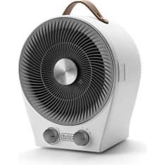 Black+Decker 2IN1 valkoinen lämpöpuhallin