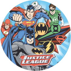 Dekora Justice League syötävä kakkukuva