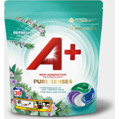 A+ Pure Senses Refresh 30 kpl pyykinpesukapselit