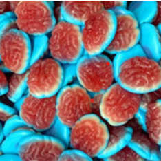 Jelly Filled Brains 1 kg Loose Candy