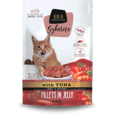 ERA Sybarite Tonnikalafileet hyytelössä, tonnikalaa, porkkanaa ja rosmariinia 85 g kissan märkäruoka