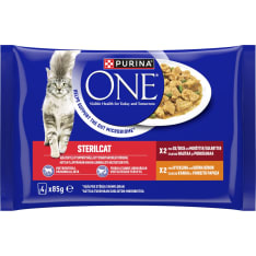 Purina One Sterilcat Mini Fillets in Sauce 4x85 g Cat Food
