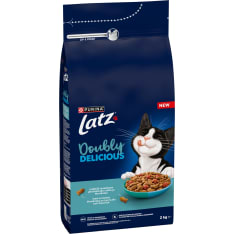 Latz Doubly Delicious 2 kg salmon, sea fish and beetroot dry cat food