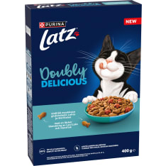 Latz Doubly Delicious 400g salmon, sea fish and beetroot dry cat food