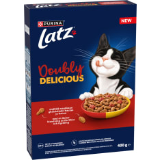 Latz Doubly Delicious 400g beef, chicken and beetroot dry cat food
