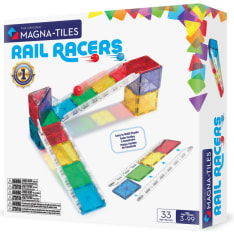 Magna-Tiles Rail Racer Small 33-osainen magneettirakennussarja