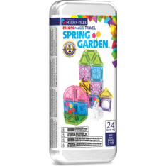 Magna-Tiles microMAGS Spring GardenTravel Set 24-osainen magneettirakennussarja