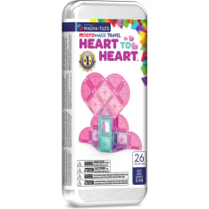 Magna-Tiles microMAGS Heart to Heart Travel Set 26-osainen magneettirakennussarja