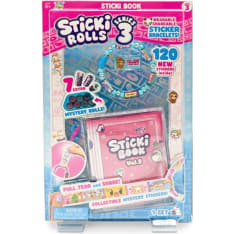 Sticki Rolls Sticki Book S3 stickers and wristband