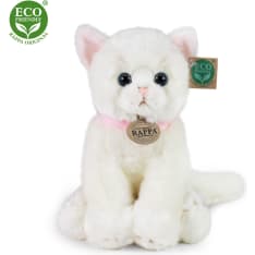 Rappa Eco-Friendly Valkoinen kissa 25 cm pehmo
