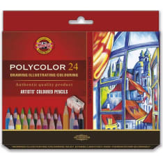 KOH Polycolor 24 kpl värikynät kartonkirasiassa