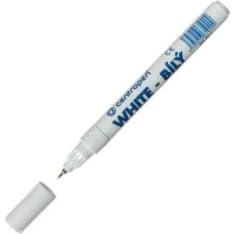 Centropen 0.7 mm white marking pen
