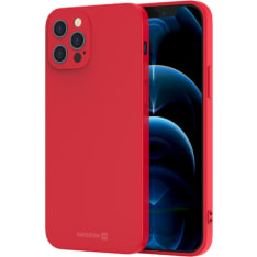 SWISSTEN IPHONE XR SUOJAKUORI PUNAINEN
