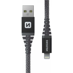 Swissten USB/Lightning 1,5m kevlar latauskaapeli