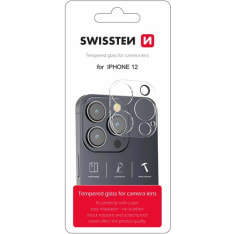 Swissten Apple iPhone 12 Camera Lens Screen Protector (Tempered Glass)