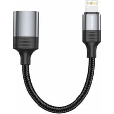 Adapteri OTG lightning (Male)/USB-A (female) black Swissten 73501217