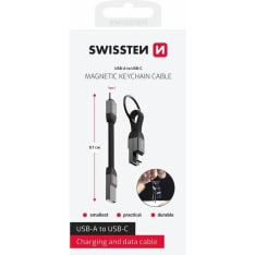 Swissten USB/USB-C avaimenperäjohto