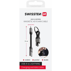 Swissten USB/lightning avaimenperäjohto