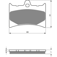 Goldfren jarrupalat 019 Ceramic Carbon AD