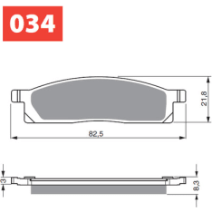 Goldfren jarrupalat 034 Ceramic Carbon S33