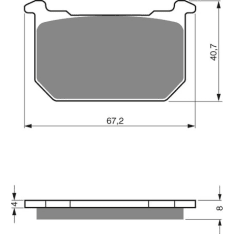 Goldfren jarrupalat 127 Ceramic carbon AD