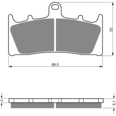 Goldfren jarrupalat 039 Ceramic carbon AD