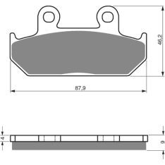 Goldfren jarrupalat 024 Ceramic carbon AD