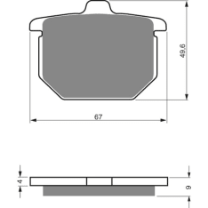 Goldfren jarrupalat 078 Ceramic carbon AD