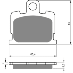 Goldfren jarrupalat 151 Ceramic carbon AD