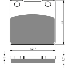 Goldfren jarrupalat 016 Ceramic carbon AD