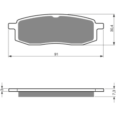 Goldfren jarrupalat 043 Ceramic Carbon AD