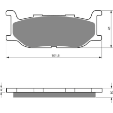 Goldfren jarrupalat 048 Ceramic carbon AD