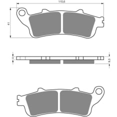 Goldfren jarrupalat 135 Ceramic carbon AD