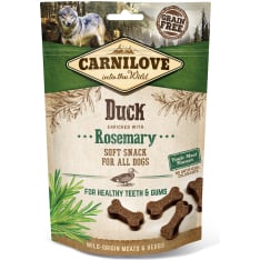 Carnilove Dog Semi Moist Snack Duck 200 g koiran makupala