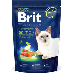 Brit Premium by Nature Cat 300 g Salmon for sterilized cats