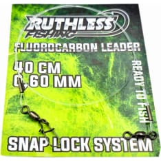 Ruthless Fluorocarbon 40 cm valmisperuke