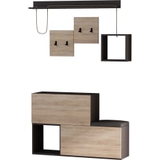 Hanah Home Holdon hallway furniture set with shoe storage