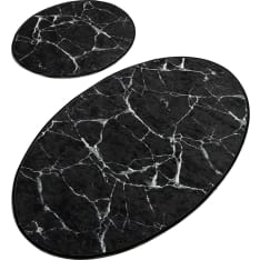 L'essentiel Marble Djt 2-piece bath mat set