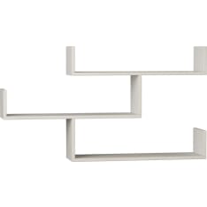Hanah Home Tibet white wall shelf