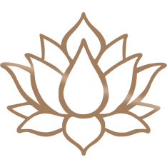 Wallxpert Lotus Flower 1 metallinen seinäkoriste