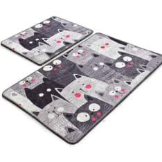 L'essentiel Meow bath mat set