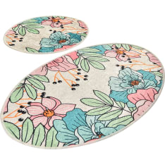 L'essentiel Spring bath mat set