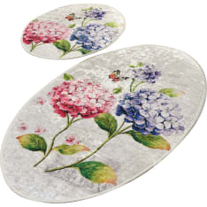 L'essentiel Ortanca bath mat set