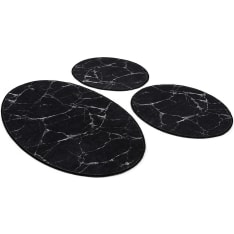 L'essentiel Marble 3-piece bathmat set