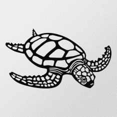 Wallxpert Caretta Caretta metallinen seinäkoriste