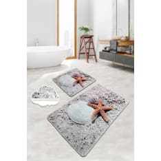 L'essentiel Starfish bath mat set