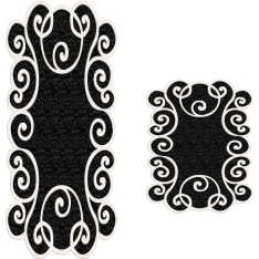 L'essentiel 2-piece bath mat set