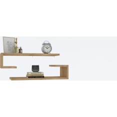 Hanah Home Eldo Sapphire Oak seinähylly
